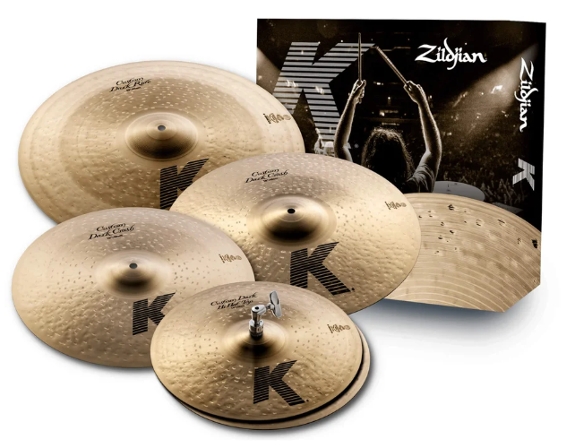 Pack de cymbales Zildjian KCD900 K Custom Dark